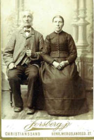 Torkel og Rakel Flottorp ca 1885.